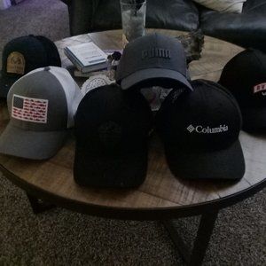 Hats! Flex fit, Snapback! Puma, Columbia, RVCA